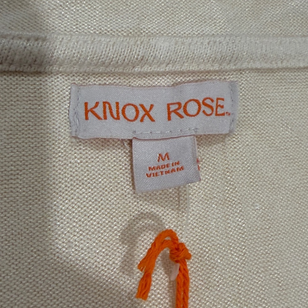 Knox Rose Cream Comfy Oversized Shirt for Women - Picture 2 of 5